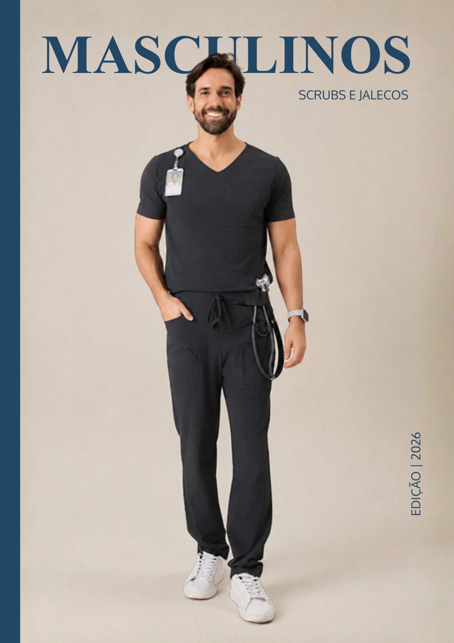 Capa do catálogo Masculino